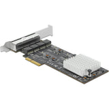 Adaptateur réseau Delock PCI Express x4 vers 4 x RJ45 2,5 GBe - afbeelding 1