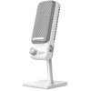 Microphone à capsule Elite Nzxt (blanc, rgb, usb-c)