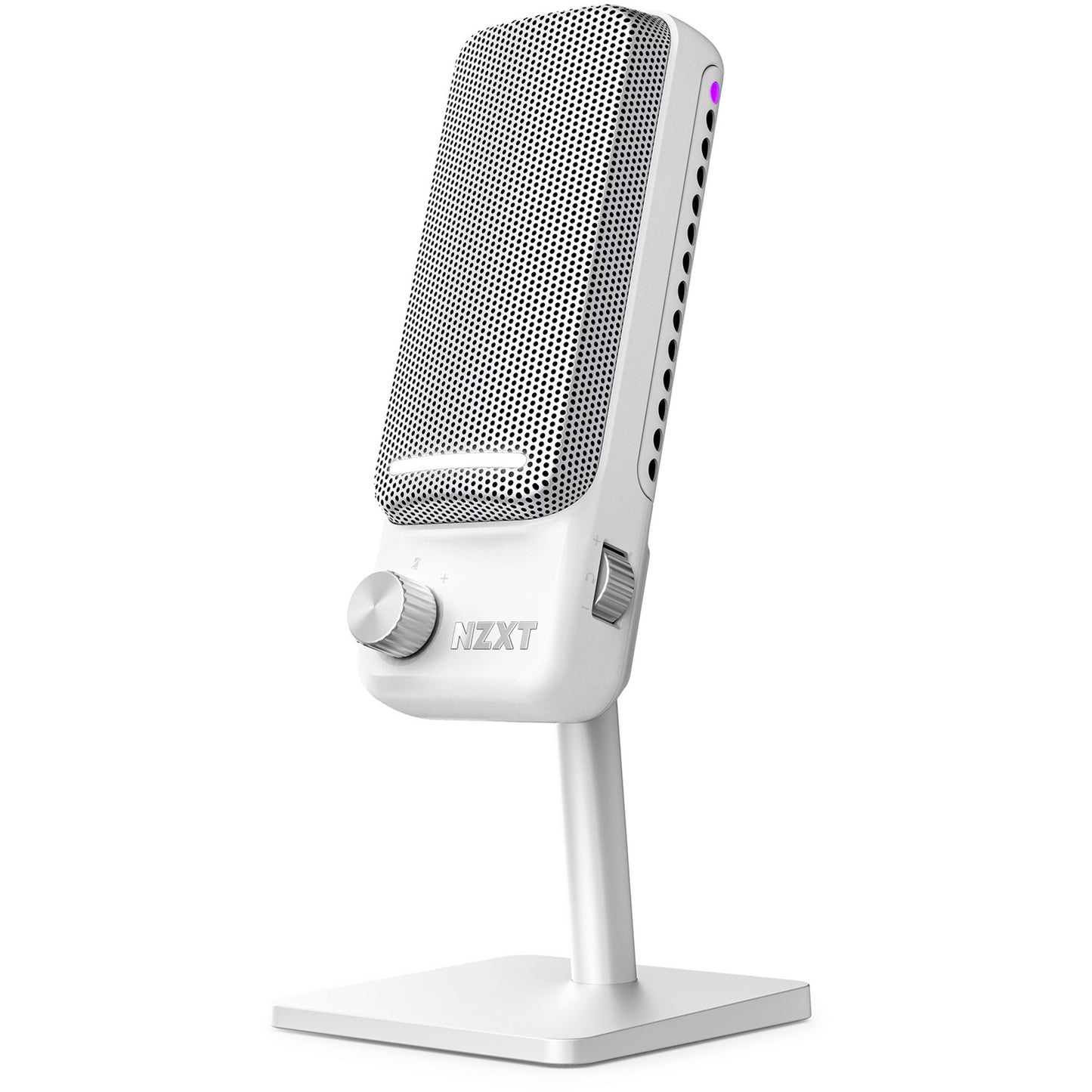Microphone à capsule Elite Nzxt (blanc, rgb, usb-c)