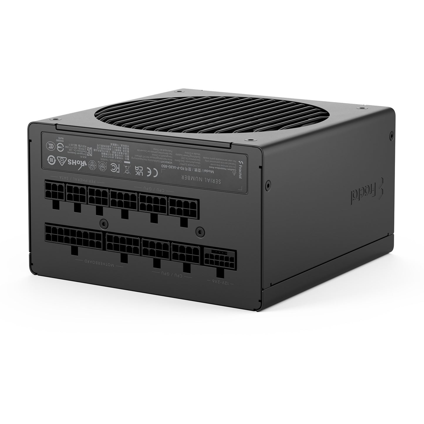 Alimentation modulaire Fractal Design ion gold 3 de 850 watts (noir, 1x 12v-2x6, 3x pcie)
