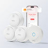 Détecteur de fumée intelligent Imou - bundle zsm1 (blanc, 3 pièces + passerelle intelligente zg2s, zigbee)