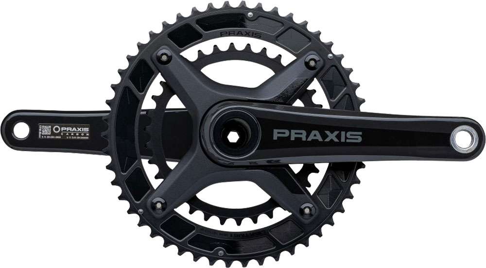 Praxis works pédalier de route zayante carbone m30 50 34z