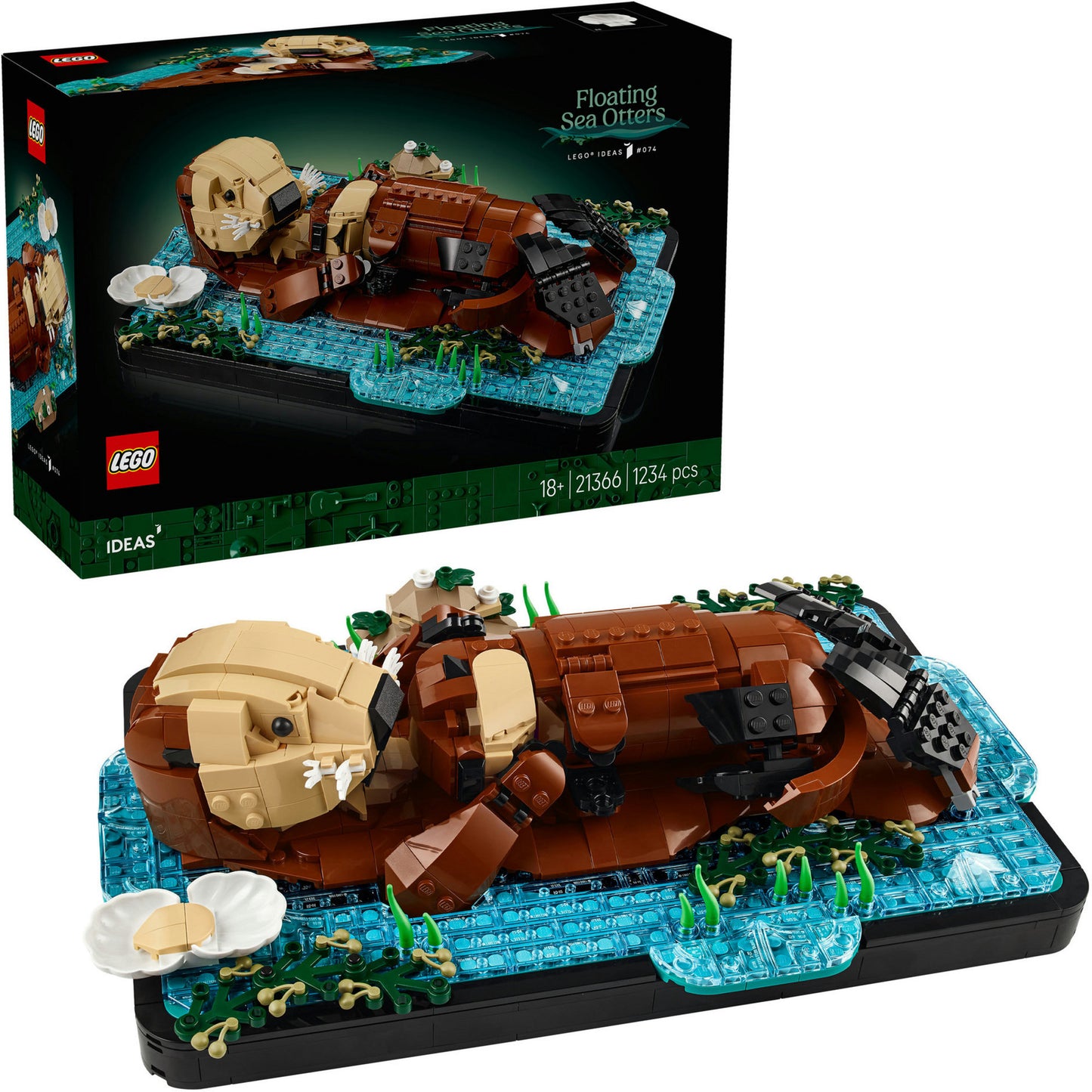 Lego ideas 21366 loutre de mer flottante
