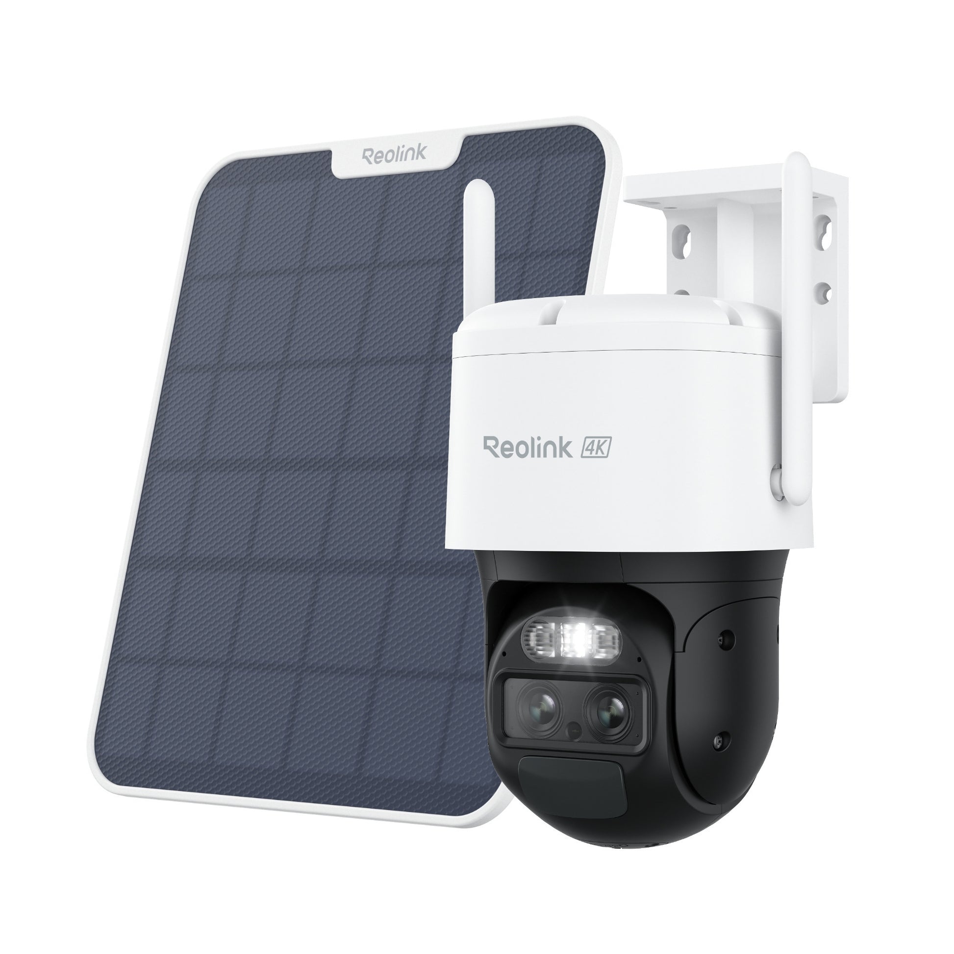 Caméra de sécurité Reolink Trackmix G770 + Solar Panel 2 (blanc noir, 4K 8MP UHD, 4G LTE, avec panneau solaire)