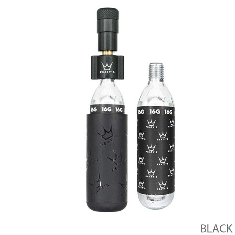 Gonfleur de pneu Co2 Peaty's Holeshot - gravier de route (16g)