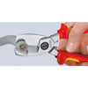 Ciseaux de câble Knipex avec bords de coupe double 9516200