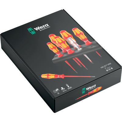 Wera 160 est 7 tournevis SET Kraftform Plus Series