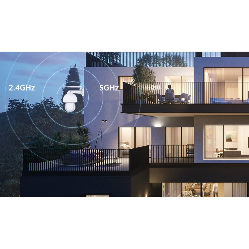 FOSCAM SD8P, 4K 8MP WiFi à double bande PTZ PTZ Sécurité