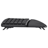 Clavier ergonomique sans fil Trust Keyra (noir, disposition US, Bluetooth 2.4G USB) - afbeelding 6