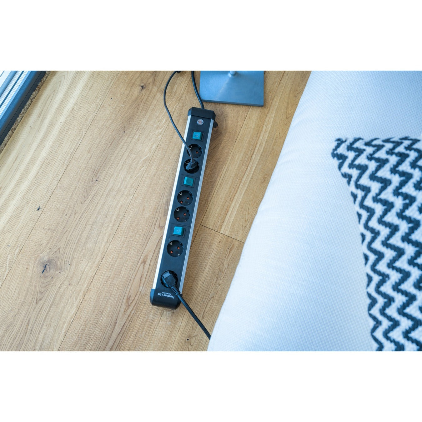 Brennenstuhl Socket Premium-Alu-Line 6 fois