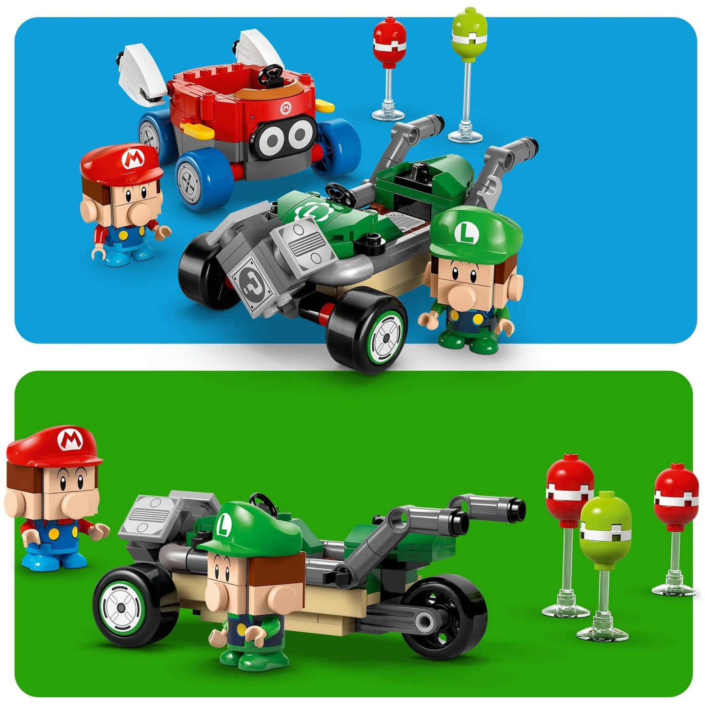 LEGO LEGO Super Mario 72034 Mario Kart Baby Mario Vs. Bébé Luigi
