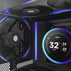 Nzxt f140x ventilateur de boîtier rgb (noir, 140 x 140 x 30 mm, pwm)
