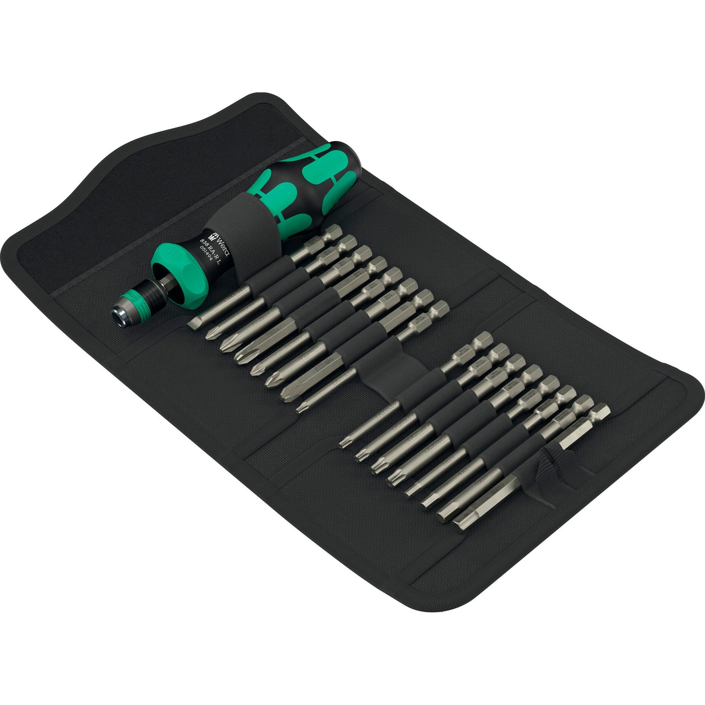 Wera kraftform kompakt 60 ra-r 1 avec jeu d'embouts 17 pièces