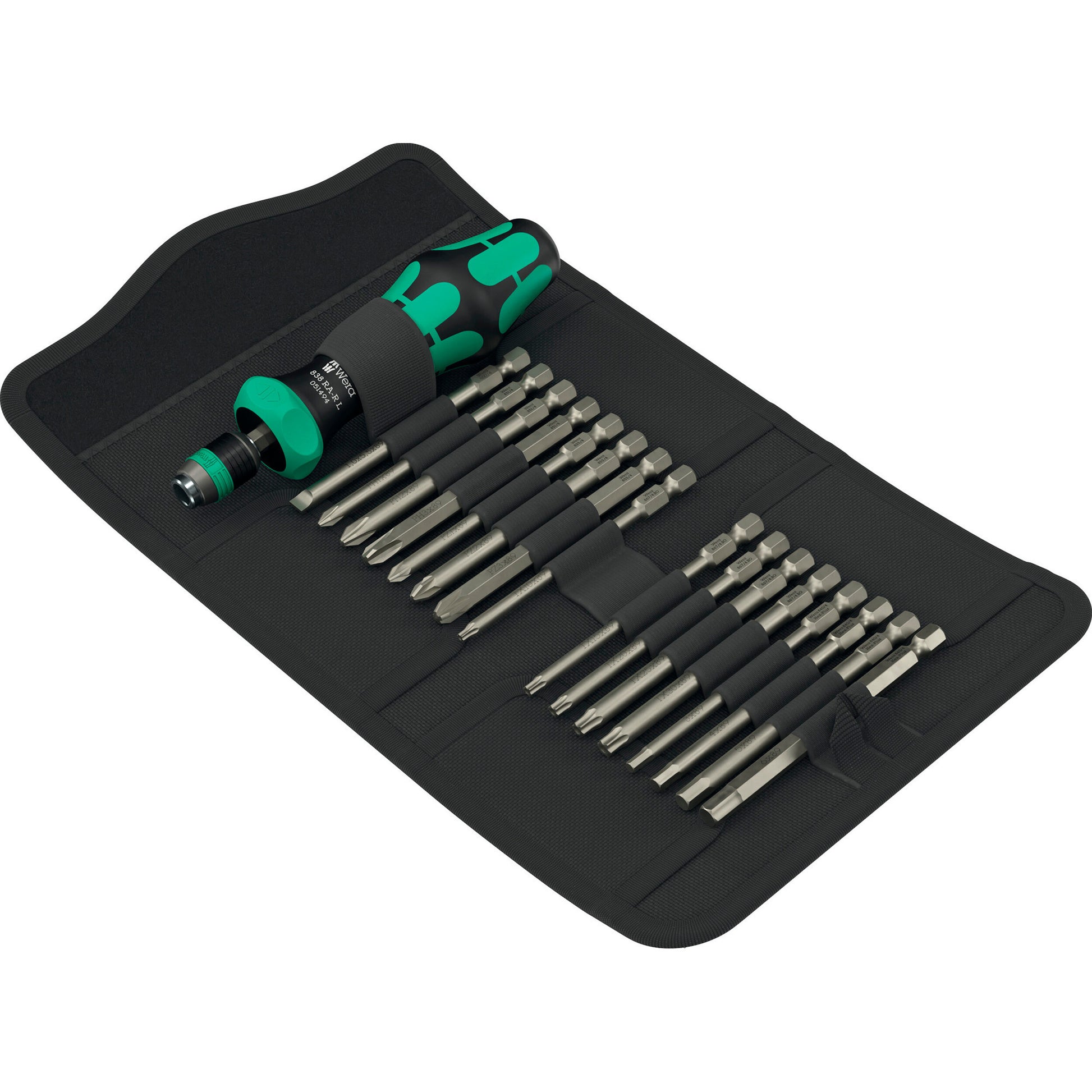 Wera kraftform kompakt 60 ra-r 1 avec jeu d'embouts 17 pièces