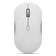 Souris Bluetooth silencieuse Lenovo 350 (gris clair, 2 400 DPI, Bluetooth® 5.3)