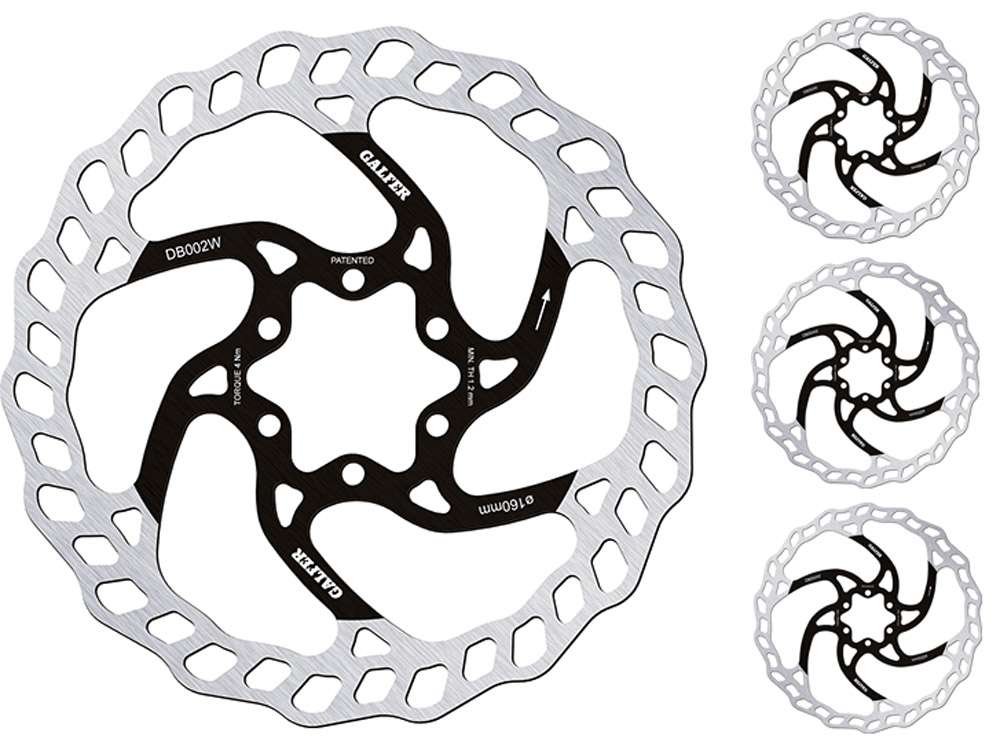 Disque à disque fixe Galfer bike wave® pour VTT à 6 boulons