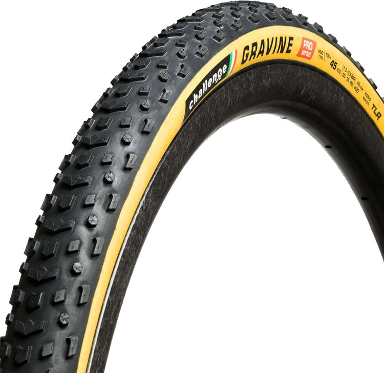 Pneu pliable sans chambre à air Challenge Gravine Pro fait à la main
