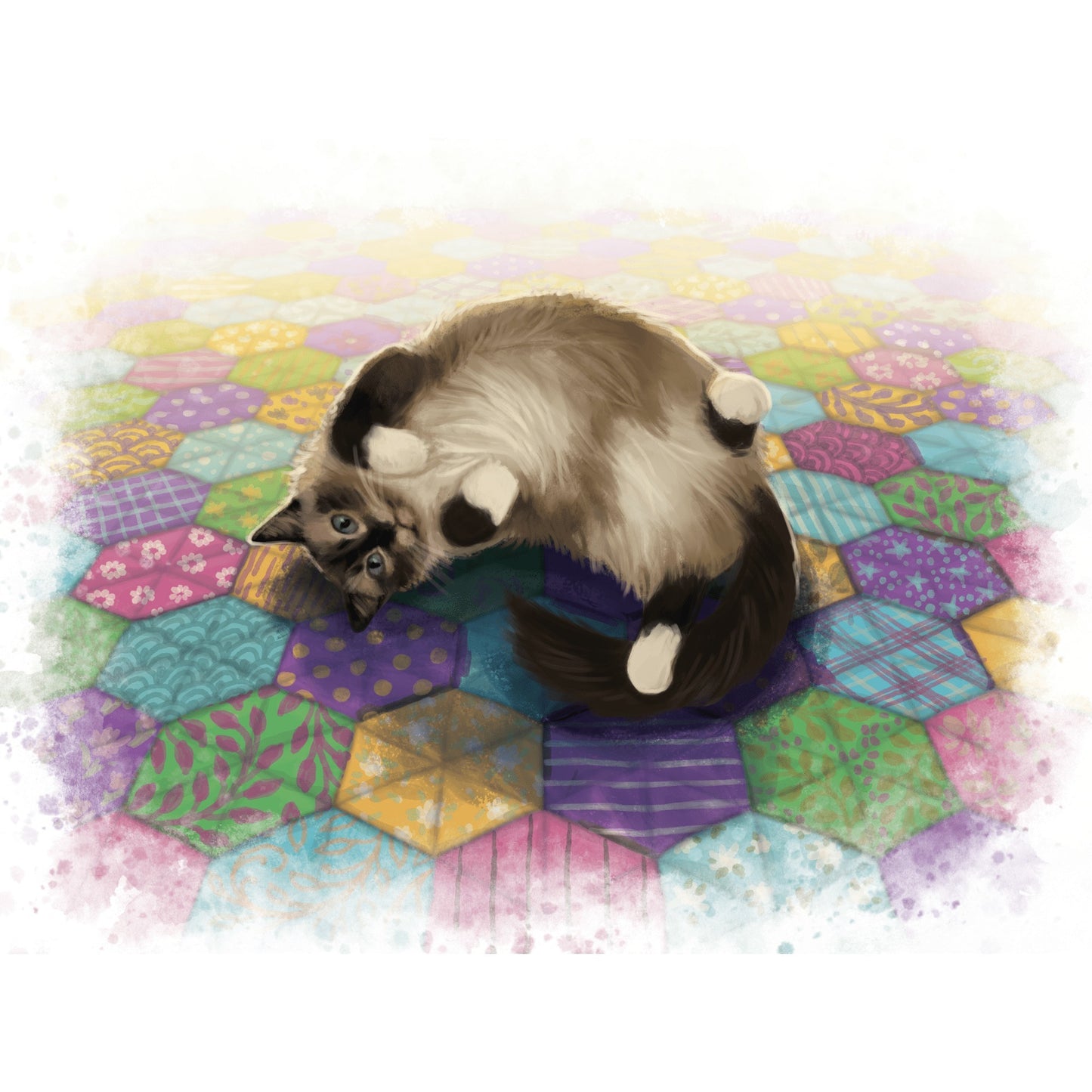 Jeux gobelins blancs calico