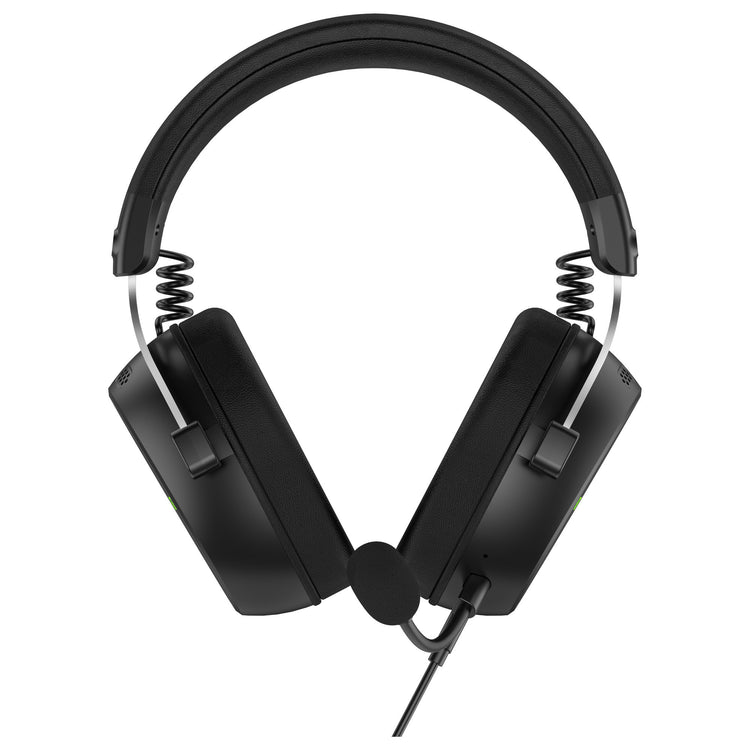 Casque de jeu supra-auriculaire USB Hator Hypergang 3 (noir, RVB, surround virtuel 7.1, USB Bluetooth)