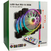Inter-Tech Argus RVB Fan Set RS-14