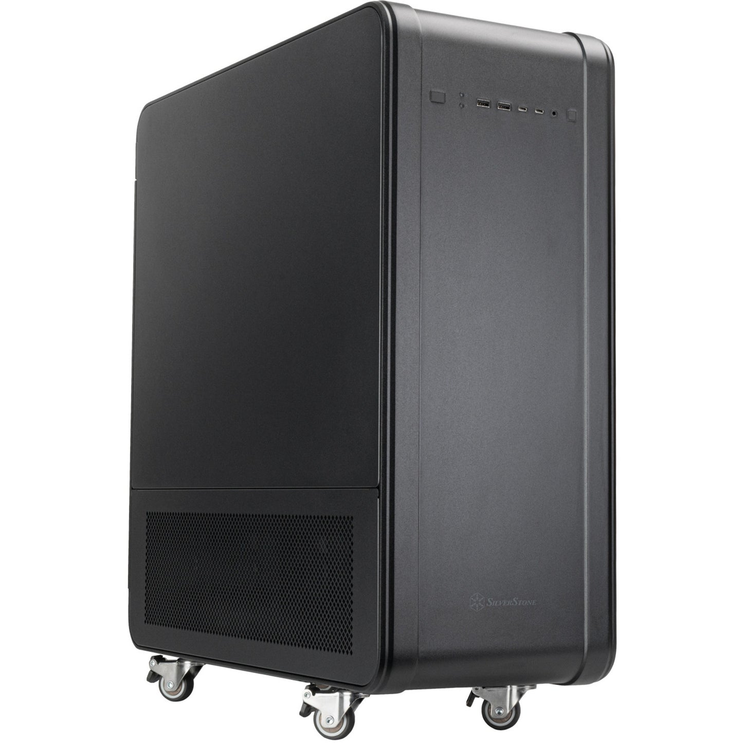 Boîtier grande tour Silverstone alta t1 (noir | 2x USB-A | 2x USB-C)