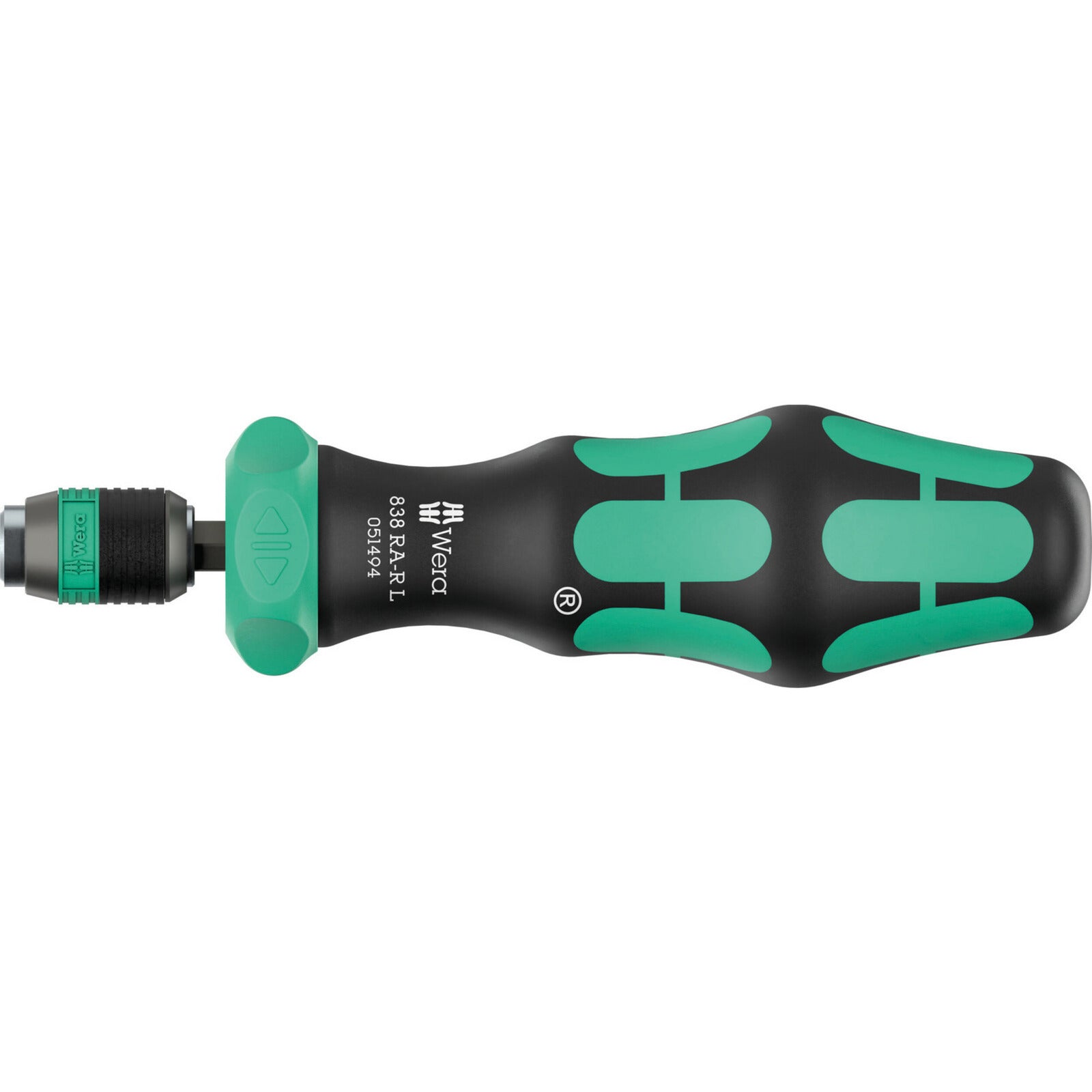 Wera 838 ra-r l porte-embouts portatif 1 4 avec fonction cliquet, tournevis