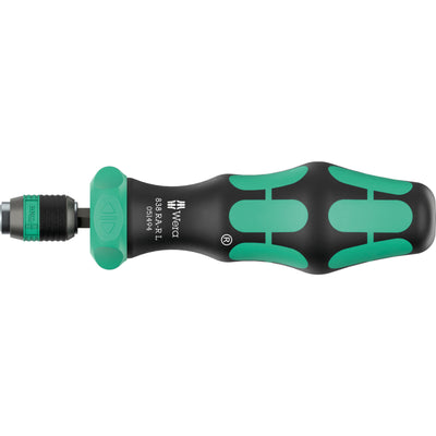 Wera 838 ra-r l porte-embouts portatif 1 4 avec fonction cliquet, tournevis