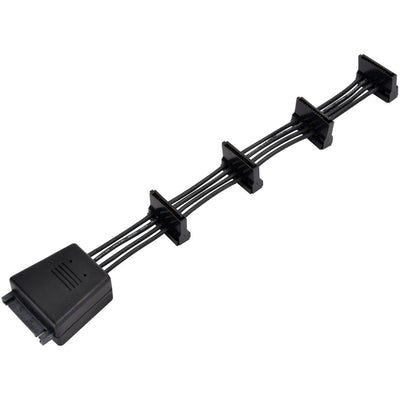Silverstone SST-CP06-E4, 1x Sata à 15 broches> 4x Sata à 15 broches