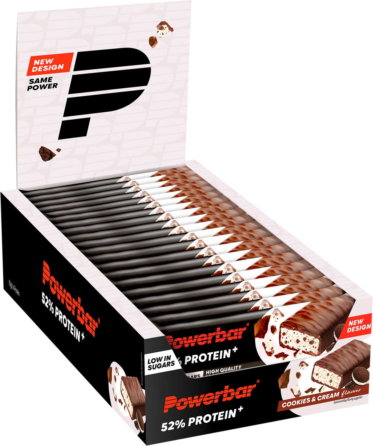 Powerbar 52% protéines plus barre 20 boîte