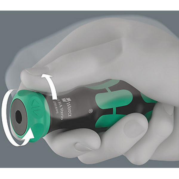 Support de main Wera 80 ra vario avec fonction cliquet, tournevis