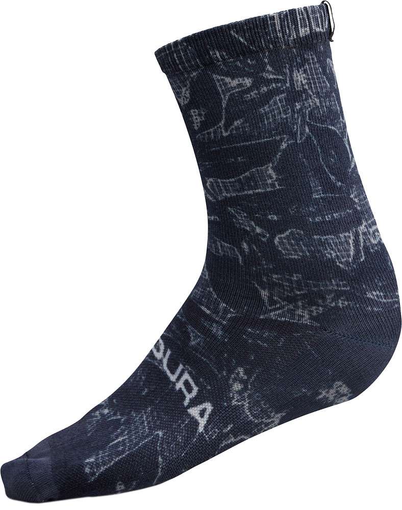 Endura grille imprimé floral limité - chaussettes