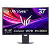 Moniteur de jeu incurvé LG Ultragear 37G800A-B 37 4K UHD (noir, 2x HDMI, port d'affichage, USB-A, USB-C, 165 Hz)