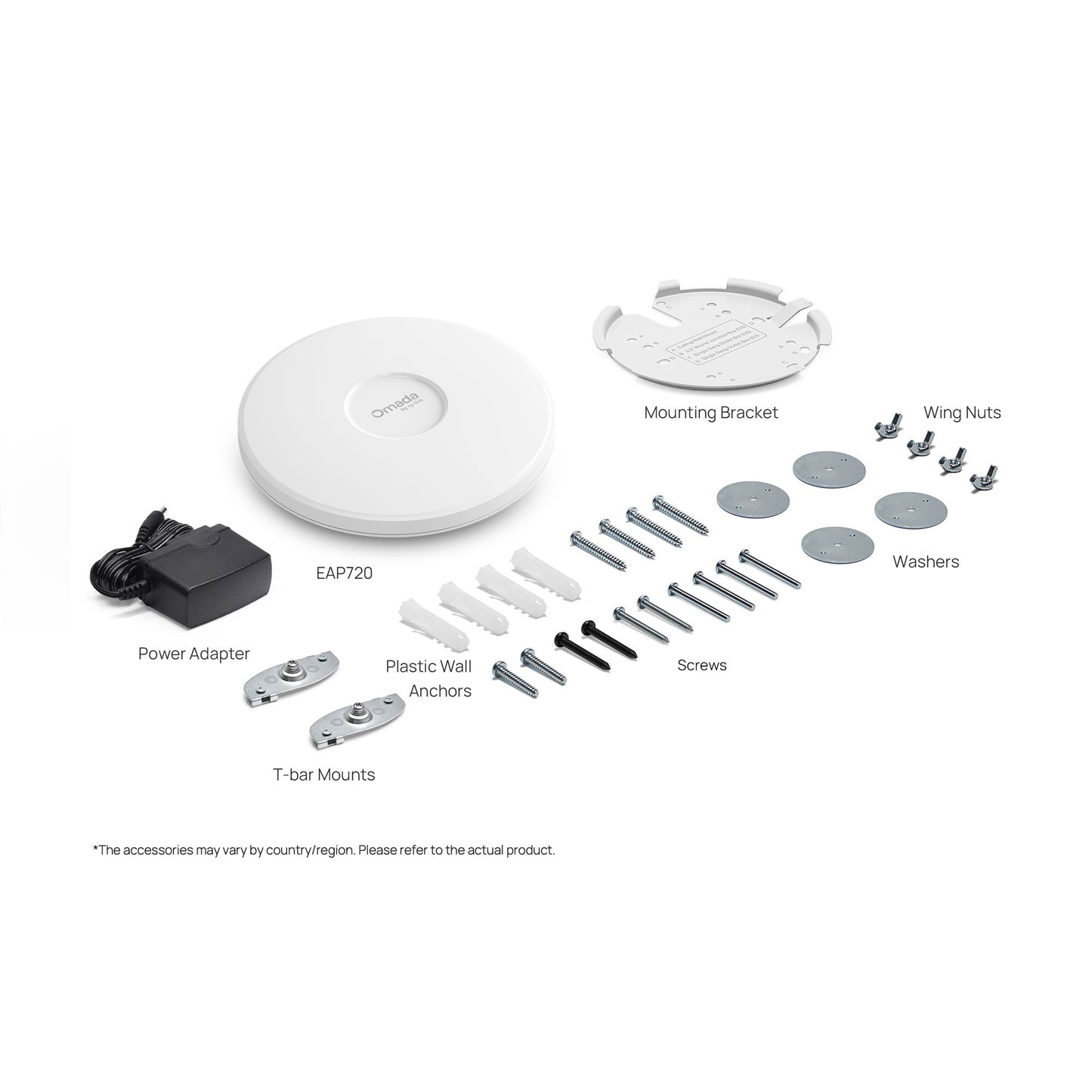 Tp-link omada eap720 be3600 point d'accès wi-fi 7 (blanc)