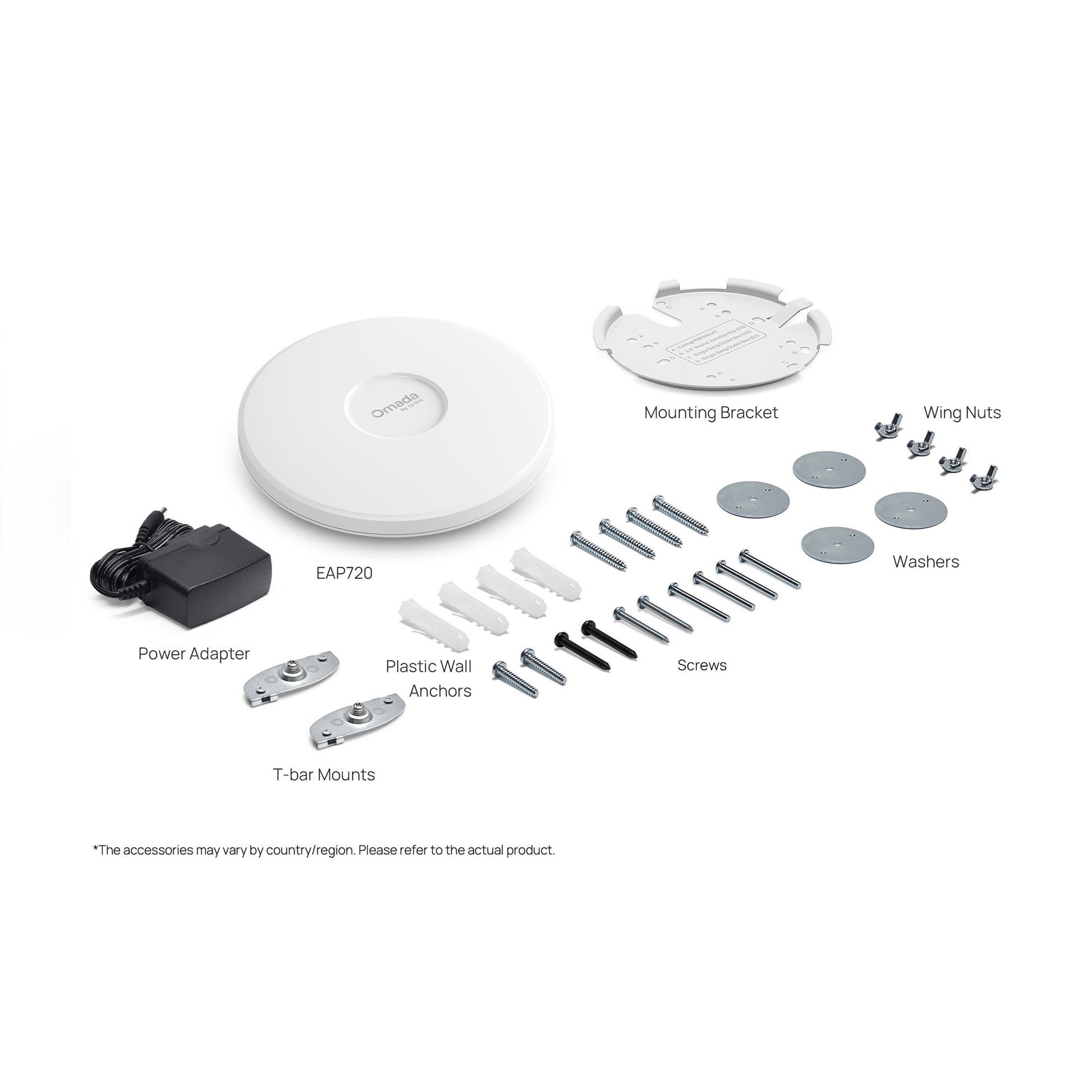 Tp-link omada eap720 be3600 point d'accès wi-fi 7 (blanc)