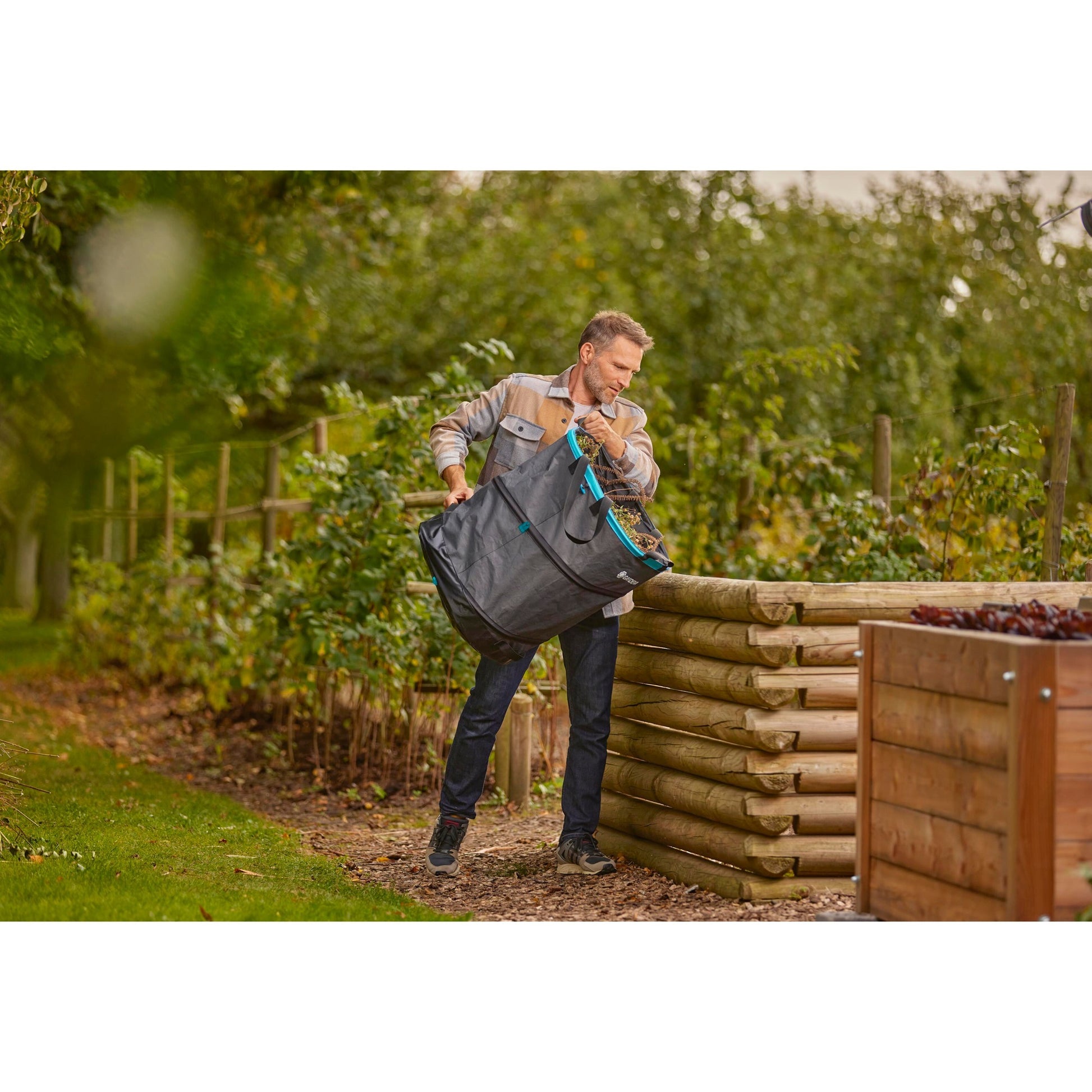 Gardena Garden Waste Pocket pop-up rectangulaire, taille m