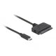 Convertisseur de type C de Dellock en 22 broches Sata 6 Go s