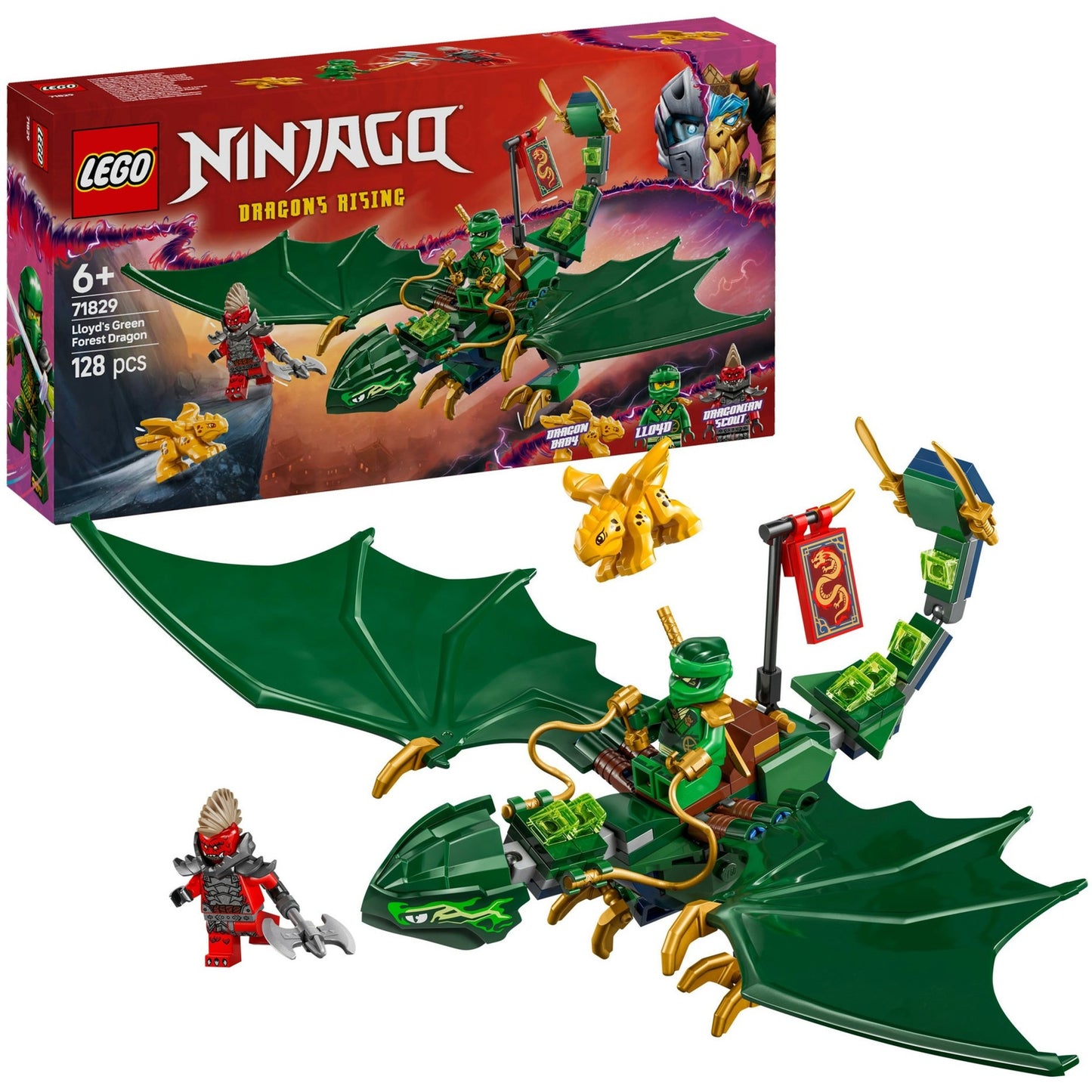 Lego Lego Ninjago 71829 Lloyds Green Forest Dragon