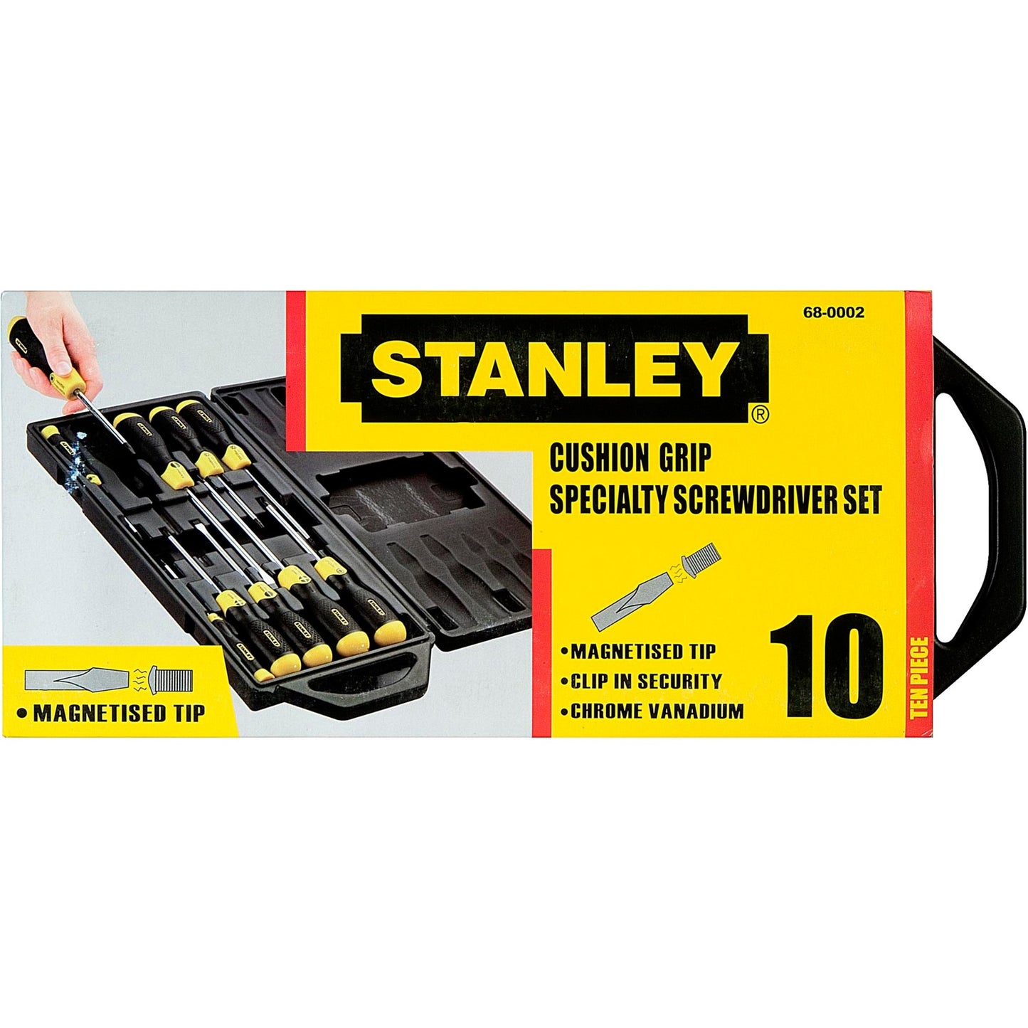 STANLEY CUSHIONGRIP TORKYSUVER SET 10 pièces (ST PZ)