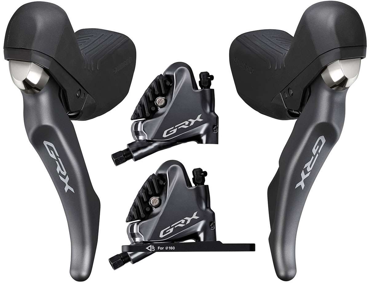 Shimano grx st-rx810-la rx810+br-rx810 1x11 vitesses jeu de freins à disque