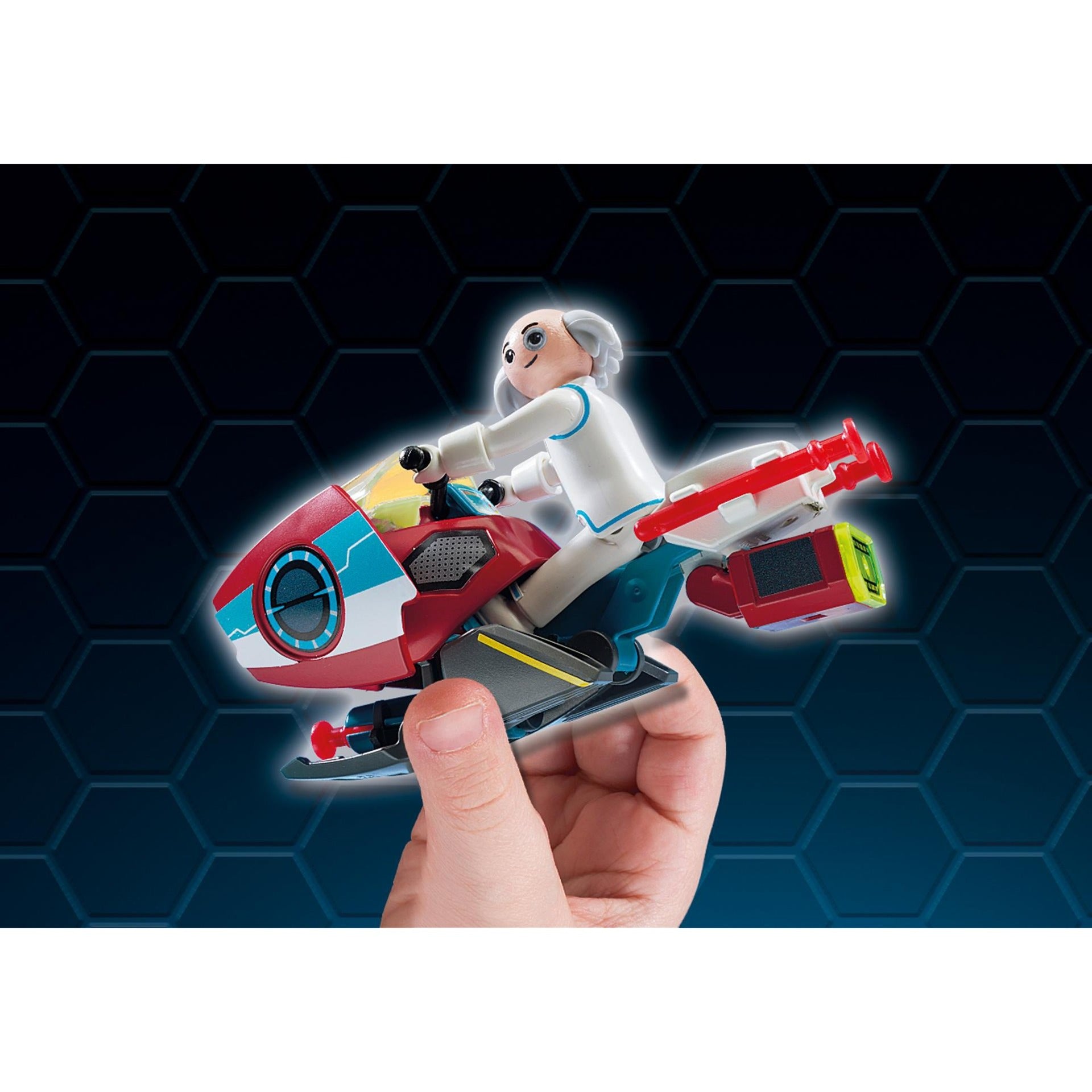 Playmobil Super 4 SkyJet avec Dr. X robot