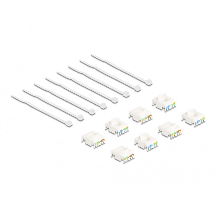 Module Dellock Keystone RJ45 Jack à LSA Cat 6A Tolfree