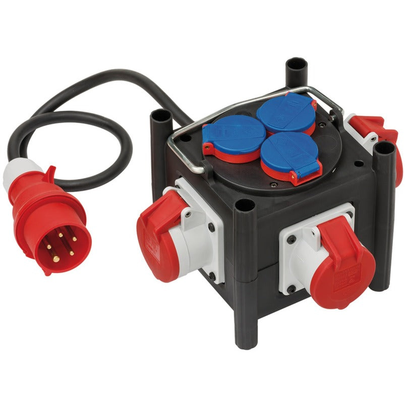 Brennenstuhl Distributeur de courant en caoutchouc compact BSV 3 ls E 16 2 I