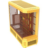 Boîtier grande tour Thermaltake view 600 tg caramel au beurre (jaune | 2x USB-A | 1x USB-C | verre trempé)