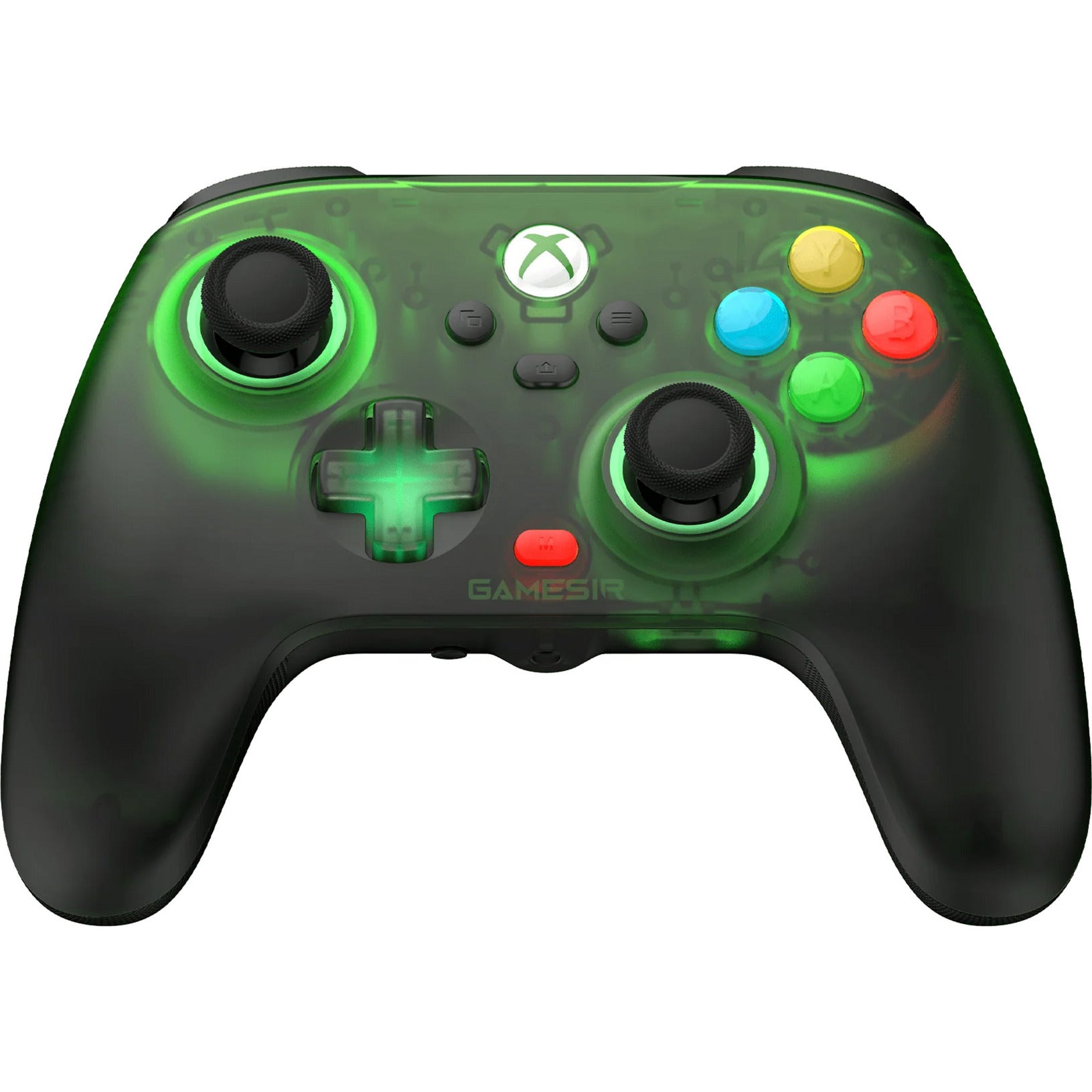 Manette sans fil Gamesir g7 pro - vert rétro (vert foncé transparent, xbox series x|s, xbox one, android, pc, usb bluetooth 2,4 GHz)