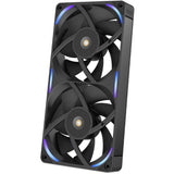 Nzxt f240x ventilateurs de boîtier rgb (noir, 2 pièces, 240 x 120 x 30 mm, pwm) - afbeelding 6