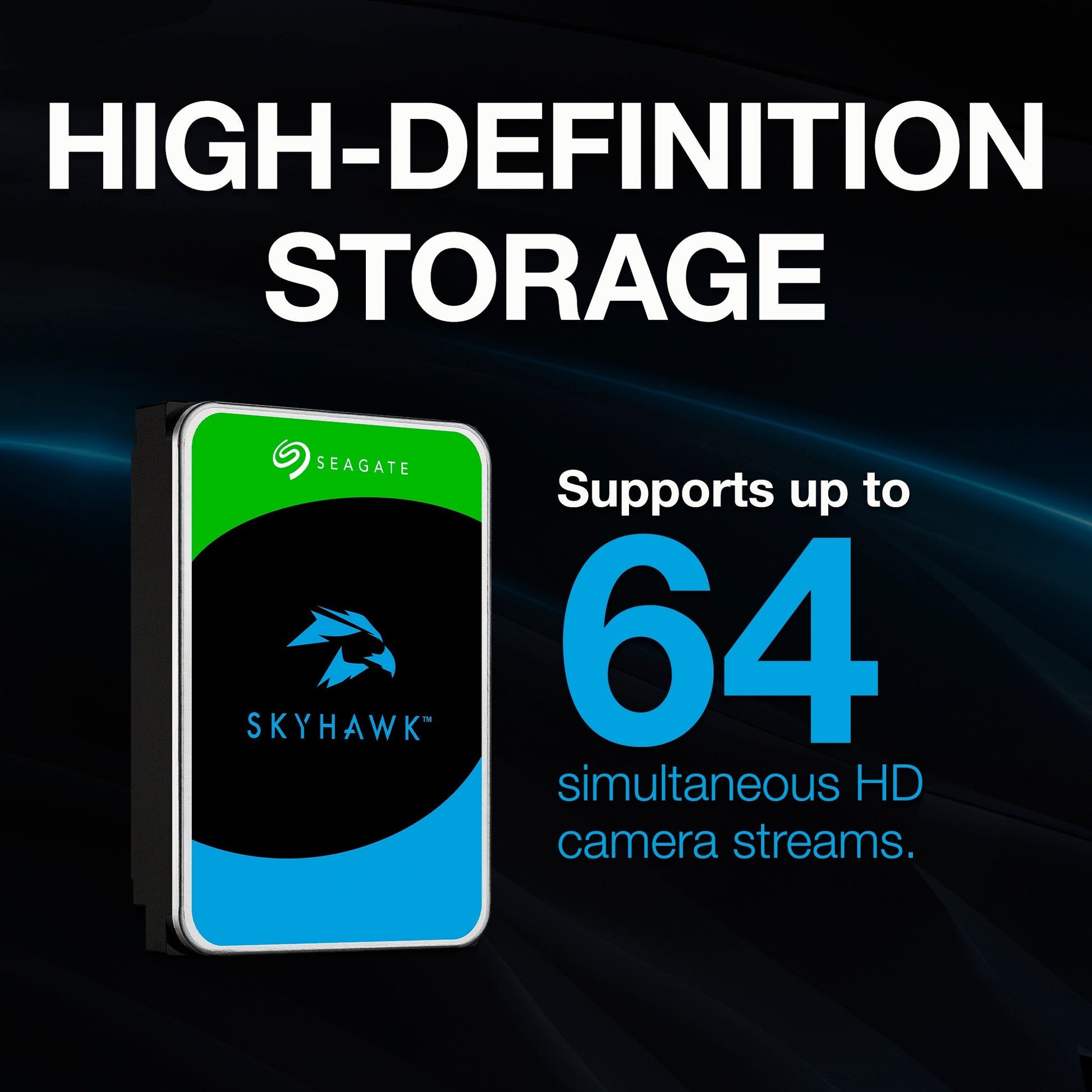 Disque dur Seagate Skyhawk 1 To (SATA 6 Go)