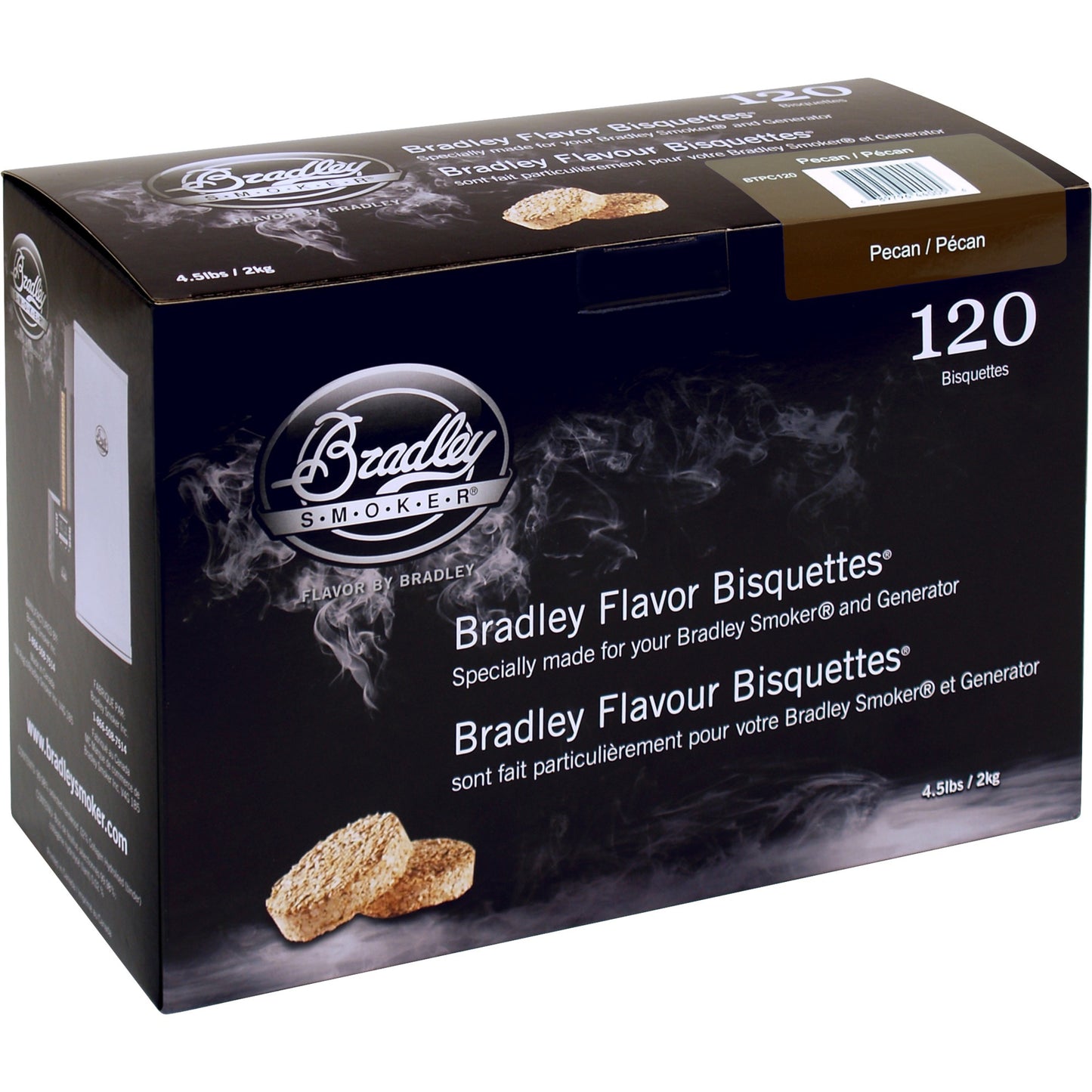 Briquettes en bois de pacan Bradley