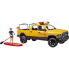 Bruder Dodge Ram 2500 Rescue Brigade Car avec sauveteur