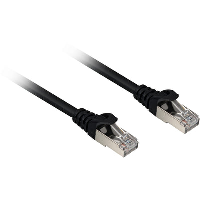 Câble patch Sharkoon SFTP, RJ-45 avec Cat.6a (noir, 10 mètres, sans halogène)