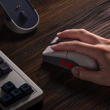 Souris 8bitdo retro r8 - édition n (gris rouge, 50 - 26 000 dpi, Bluetooth USB-C 2,4 GHz) - afbeelding 14
